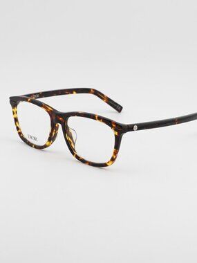 Dior DIORESSENTIALO S2F 2400 Eyeglasses Havana 54mm Square Frame